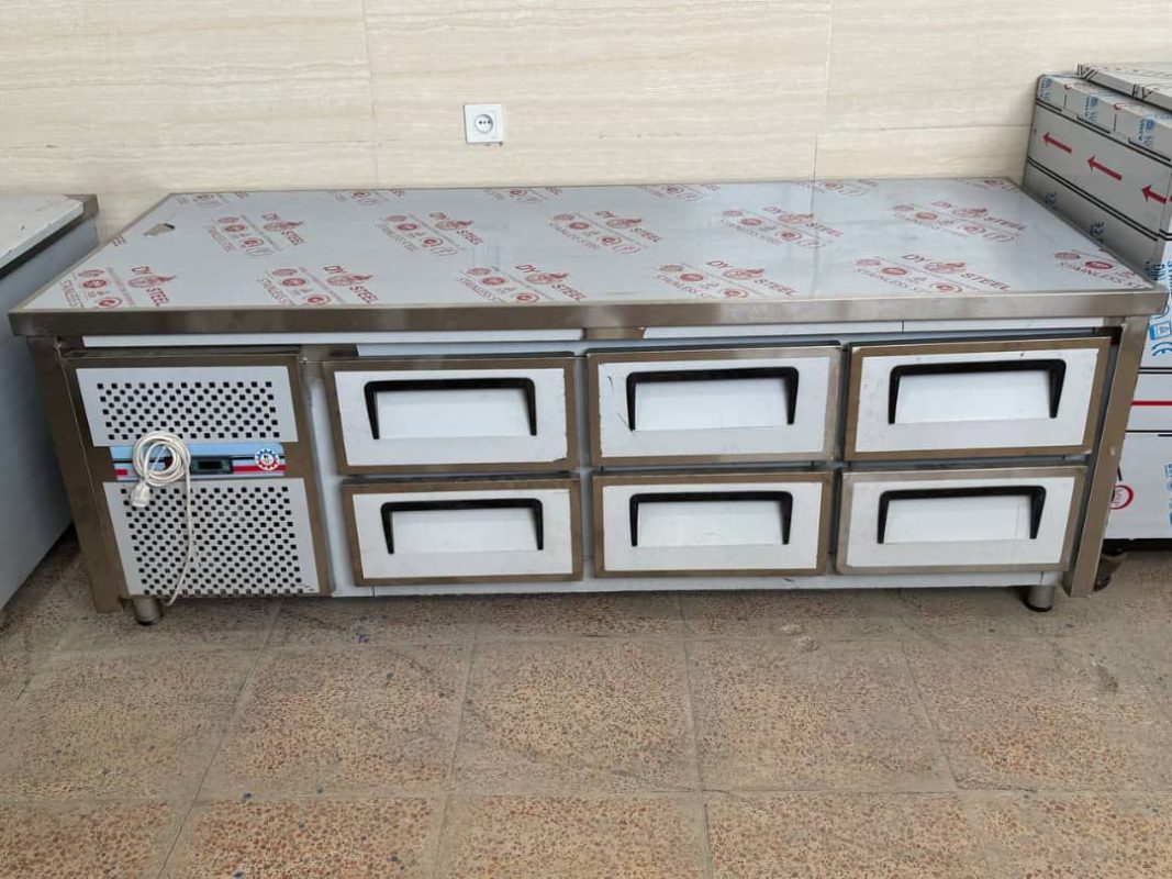 فریزر زیر گریل 6 کشو