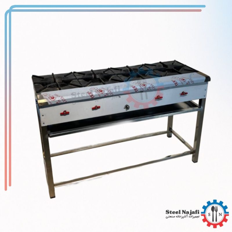 اجاق گاز 4 شعله پایه دار