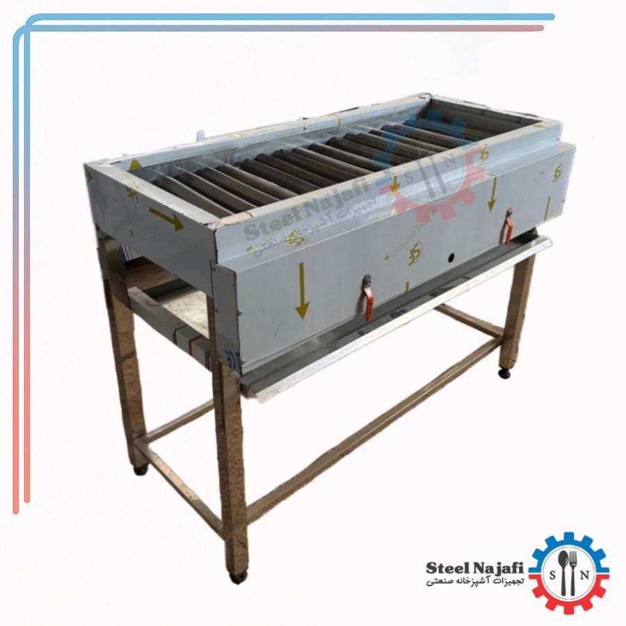 کباب پز گازی استیل