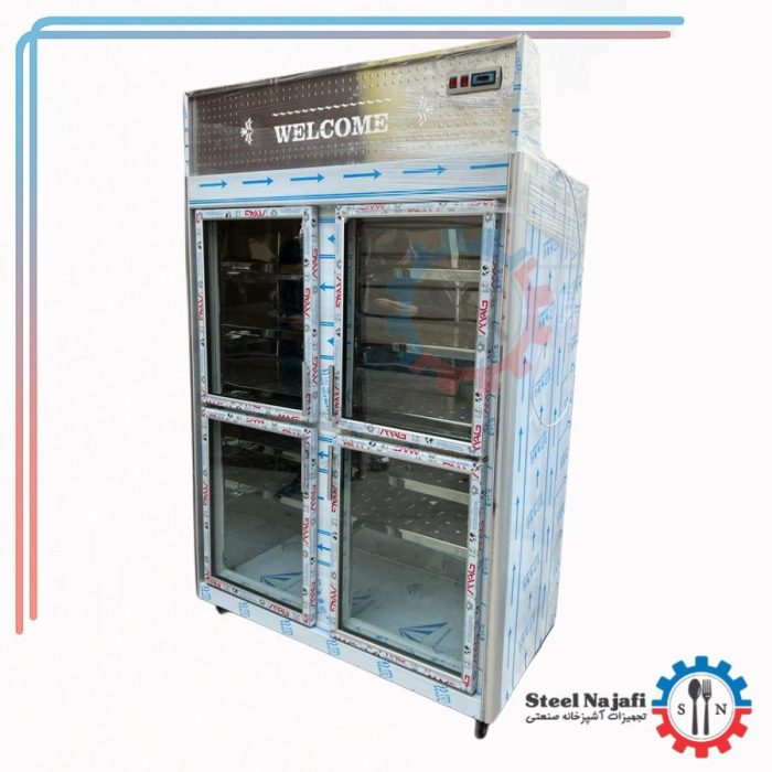 فریزر ایستاده 4 درب تمام استیل