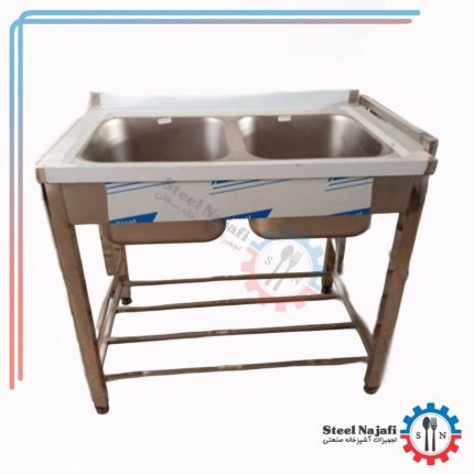 سینک دو لگنه یک متری