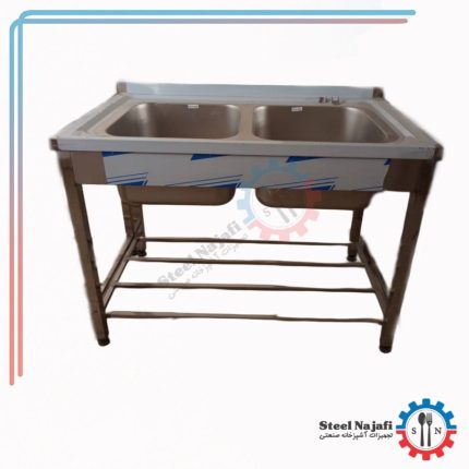 سینک دو لگنه 120
