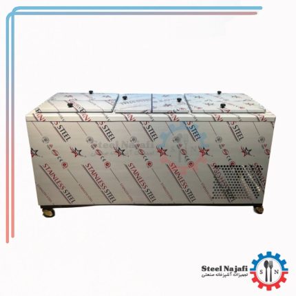 فریزر صندوقی 6 درب استیل