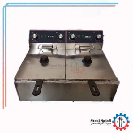 سرخکن برقی دو لگن بدون شیر تخلیه